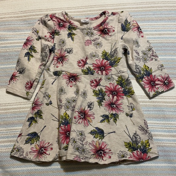 Gap 2T Floral Long Sleeve Dress in EUC - Picture 5 of 5
